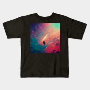 Cloud Cosmic - Space Exploration Kids T-Shirt